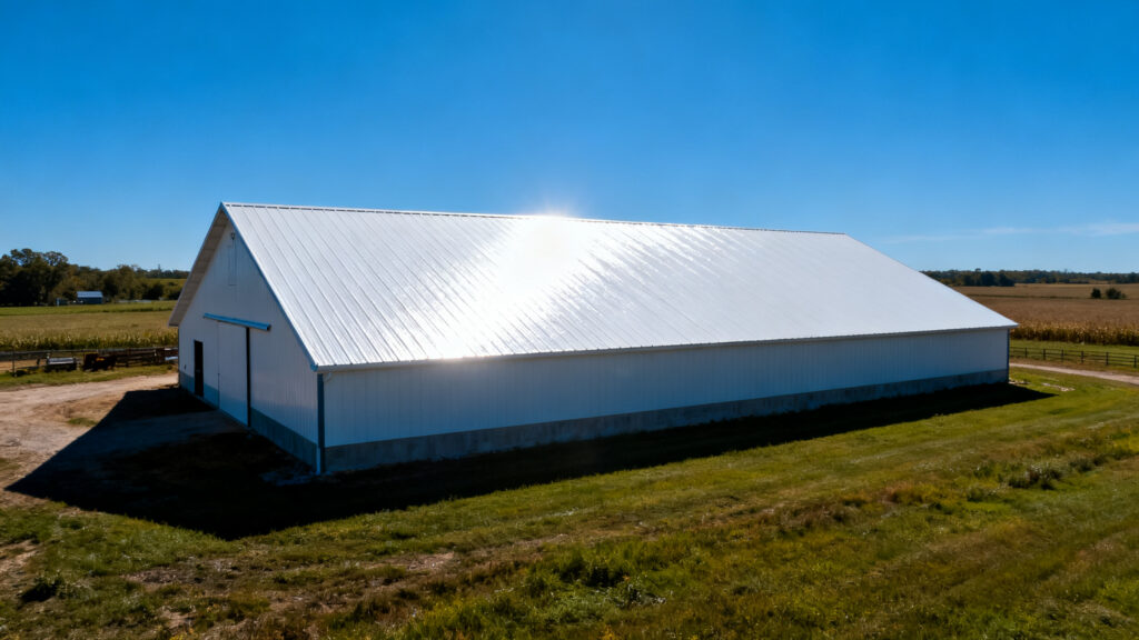 Peinture cool roof agricole : hangars, stabulations et bâtiments d’élevage