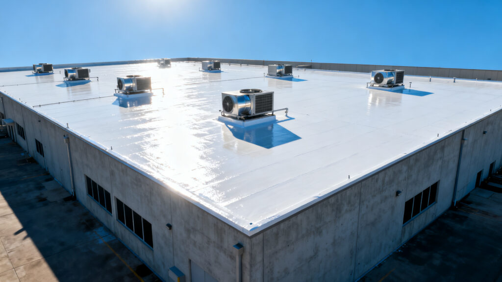 Peinture cool roof tertiaire : économies toiture