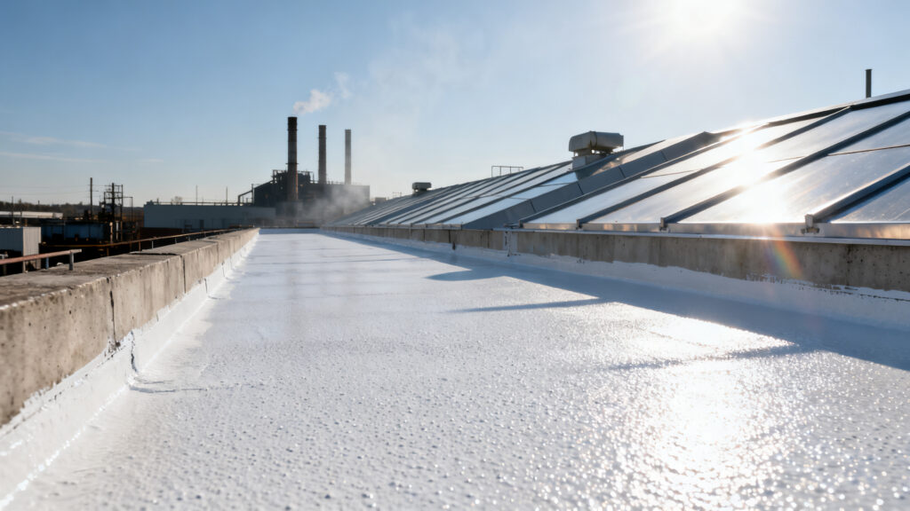 Peinture cool roof pour bâtiment logistique : protéger les stocks et limiter la chaleur