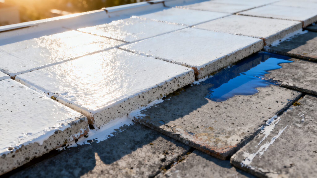 Peinture cool roof sur tuiles ciment : bonne idée ou risque pour la toiture ?