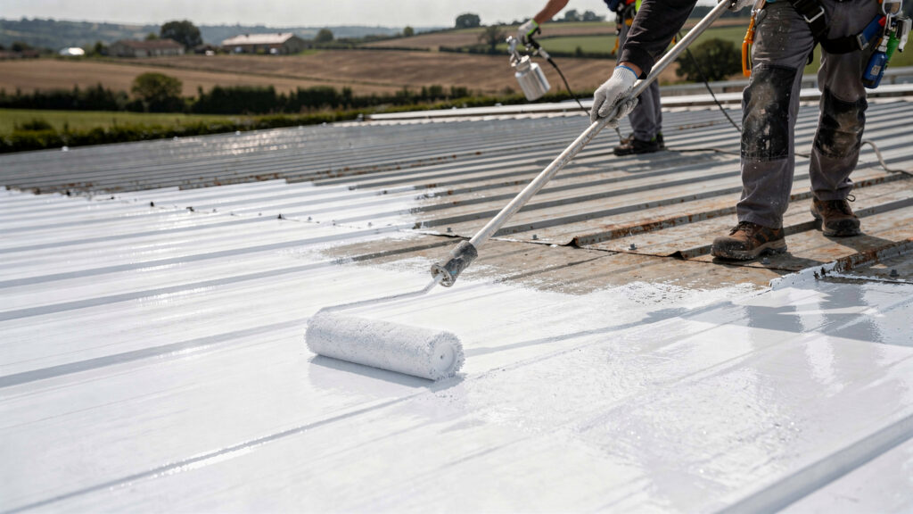 Peinture toiture hangar agricole : supports, prix et méthode