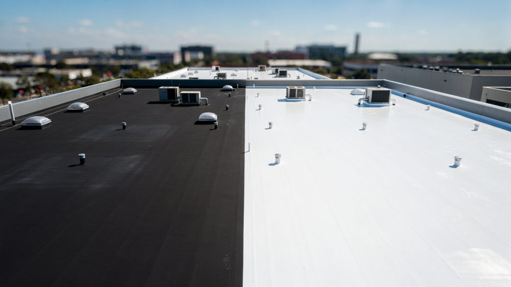 Toiture réfléchissante bâtiment tertiaire : méthode cool roof